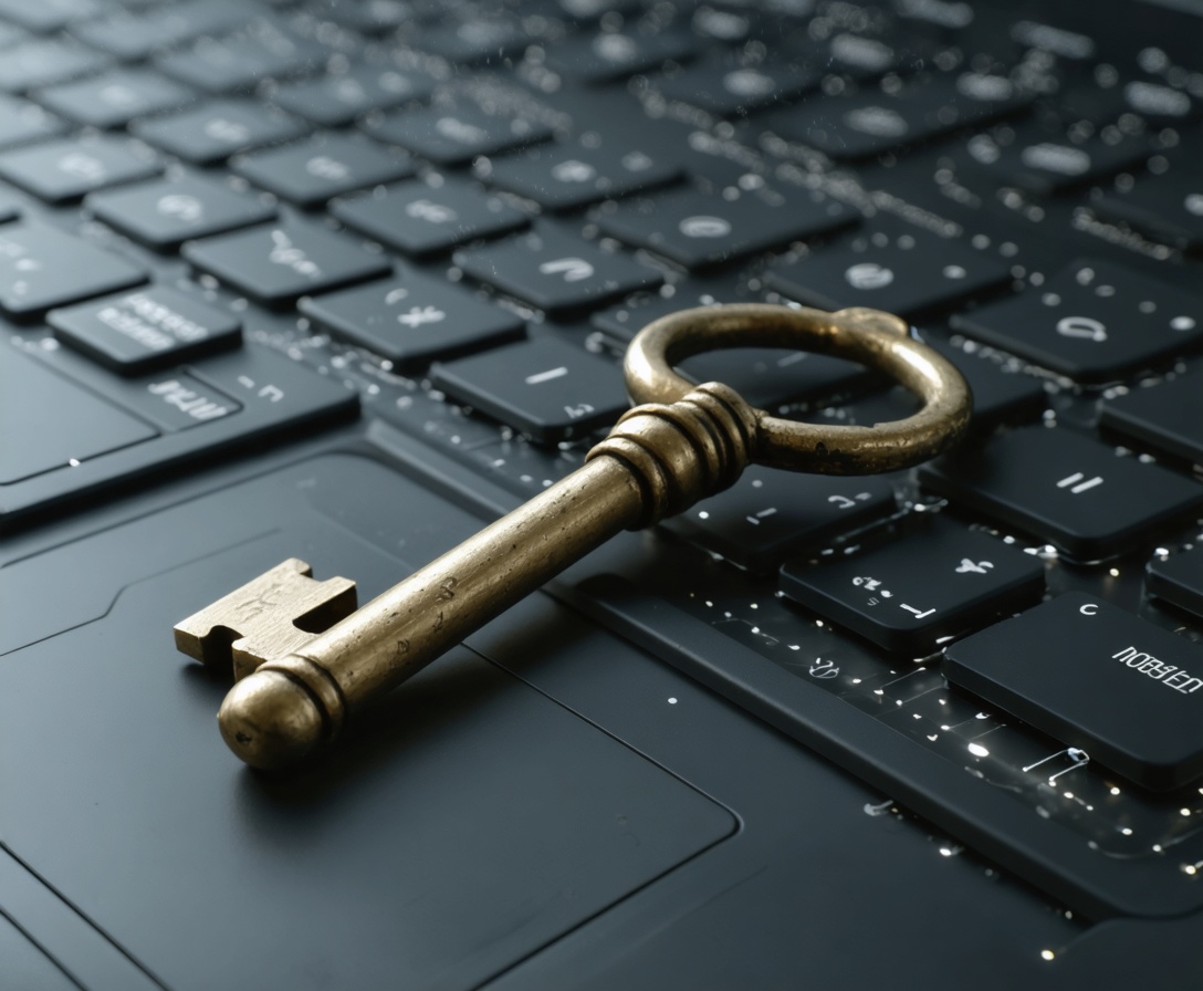 Символическое изображение защиты данных и безопасности информации